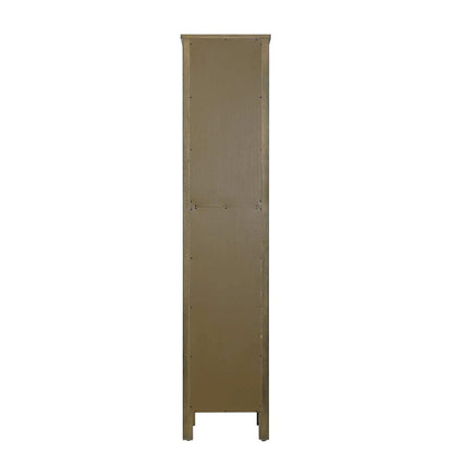 16 Inch Bath Storage Cabinet in Hazel Oak