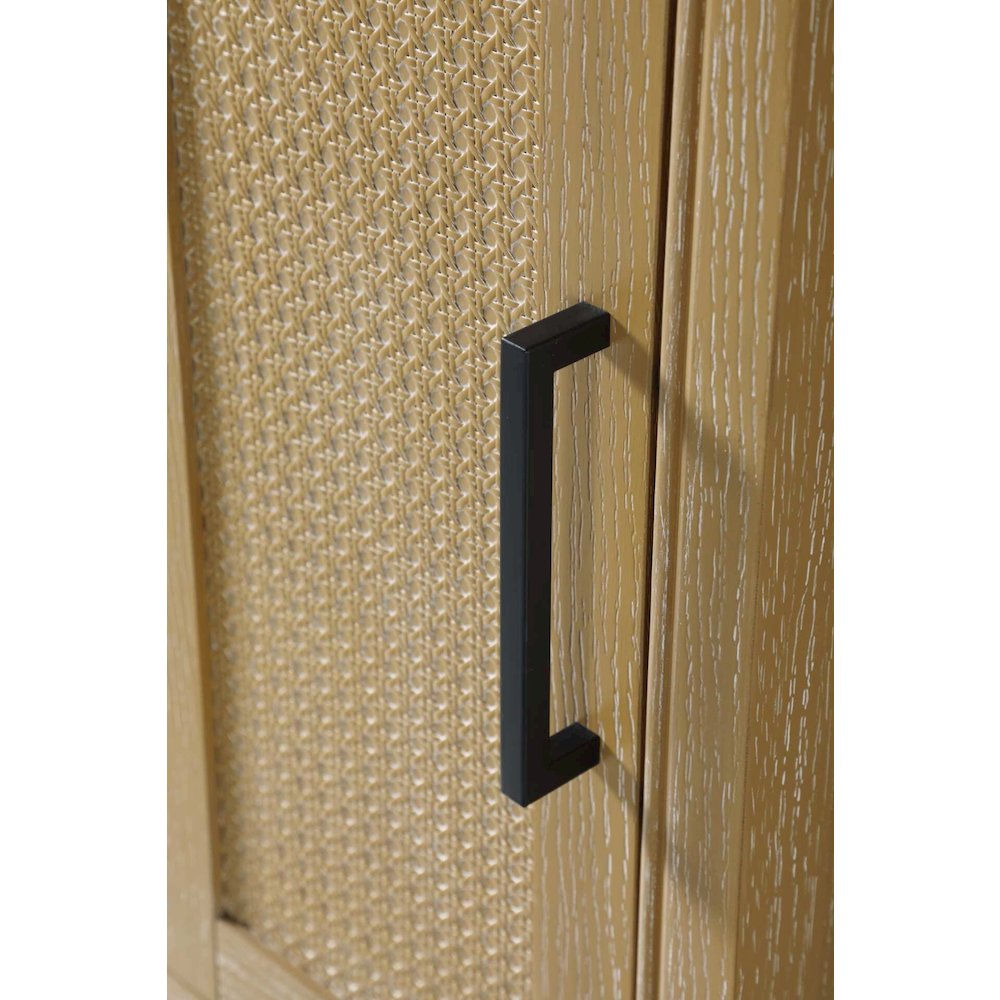 16 Inch Bath Storage Cabinet in Linen Oak