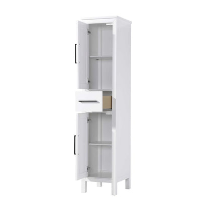 16 Inch Bath Storage Cabinet in White