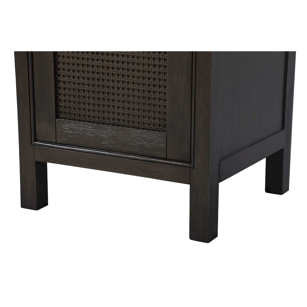 20 Inch Bath Storage Cabinet in Chocolate Oak