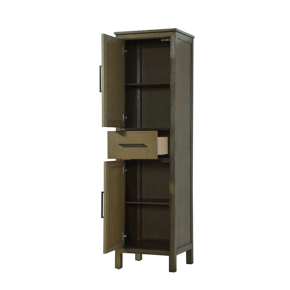 20 Inch Bath Storage Cabinet in Hazel Oak