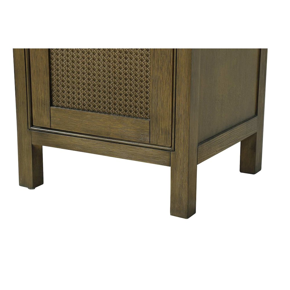 20 Inch Bath Storage Cabinet in Hazel Oak