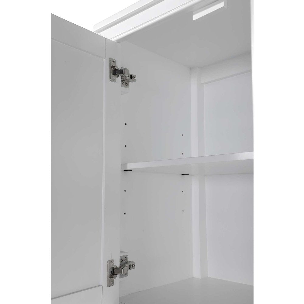 20 Inch Bath Storage Cabinet in White