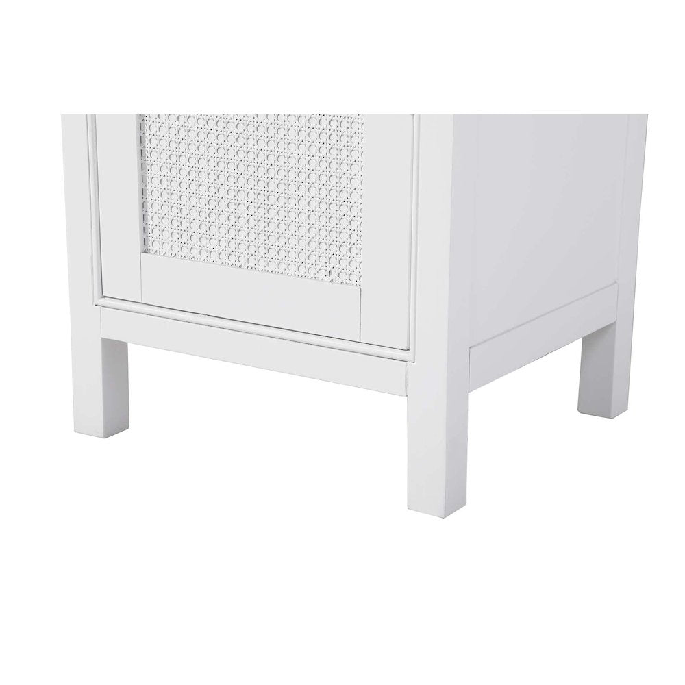 20 Inch Bath Storage Cabinet in White