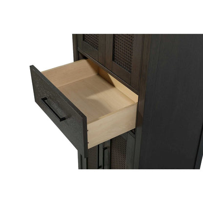 24 Inch Bath Storage Cabinet in Chocolate Oak