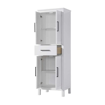 24 Inch Bath Storage Cabinet in White
