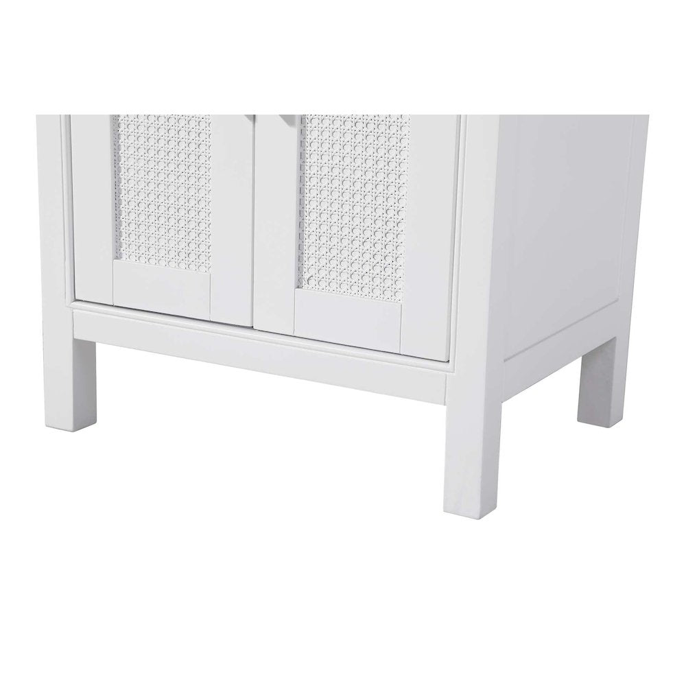 24 Inch Bath Storage Cabinet in White
