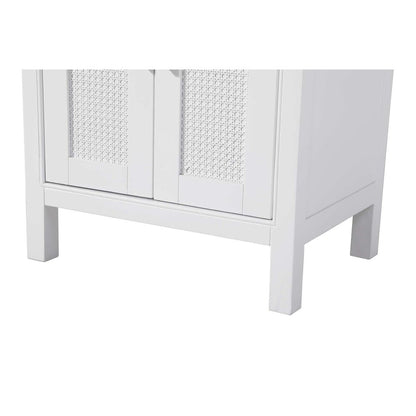 24 Inch Bath Storage Cabinet in White