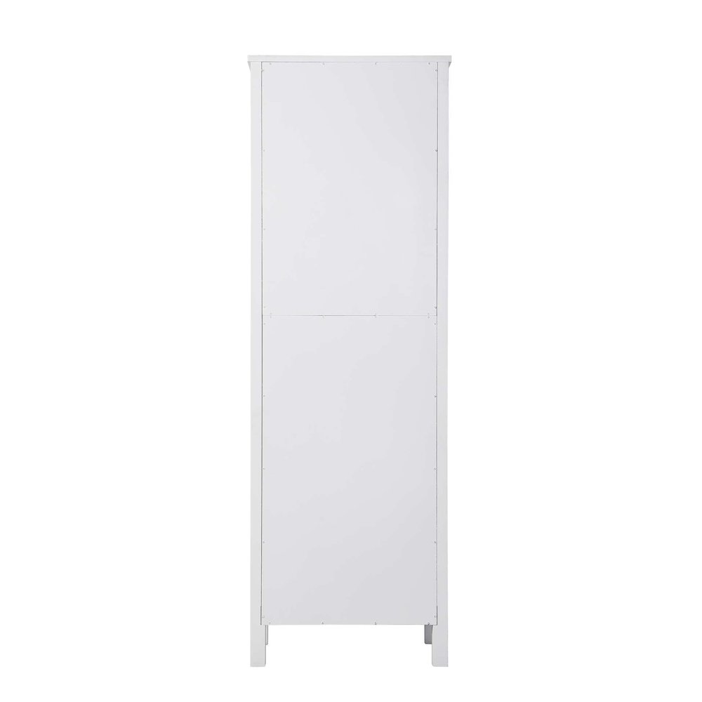 24 Inch Bath Storage Cabinet in White