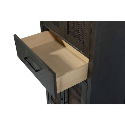 28 Inch Bath Storage Cabinet in Chocolate Oak