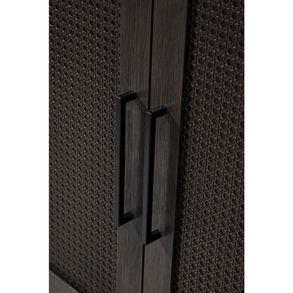 28 Inch Bath Storage Cabinet in Chocolate Oak