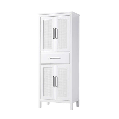 28 Inch Bath Storage Cabinet in White
