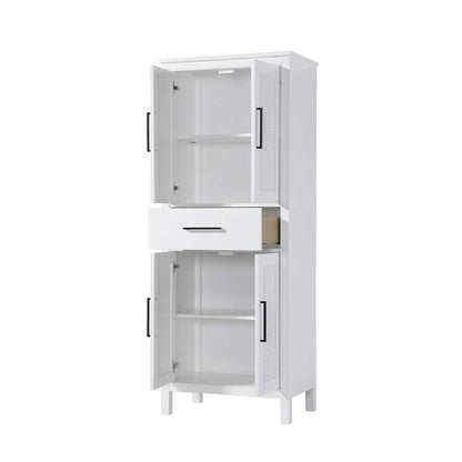 28 Inch Bath Storage Cabinet in White