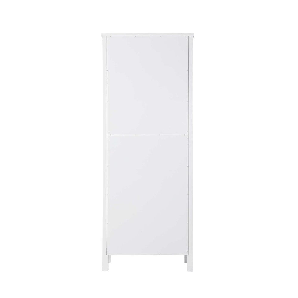 28 Inch Bath Storage Cabinet in White