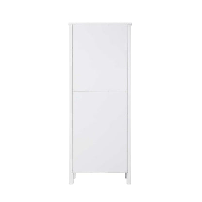 28 Inch Bath Storage Cabinet in White