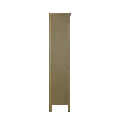16 Inch Open Shelving Bath Storage Cabinet in Hazel Oak