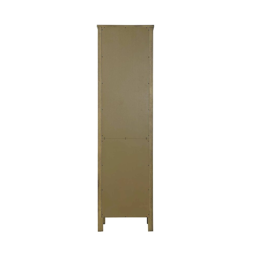 20 Inch Open Shelving Bath Storage Cabinet in Hazel Oak