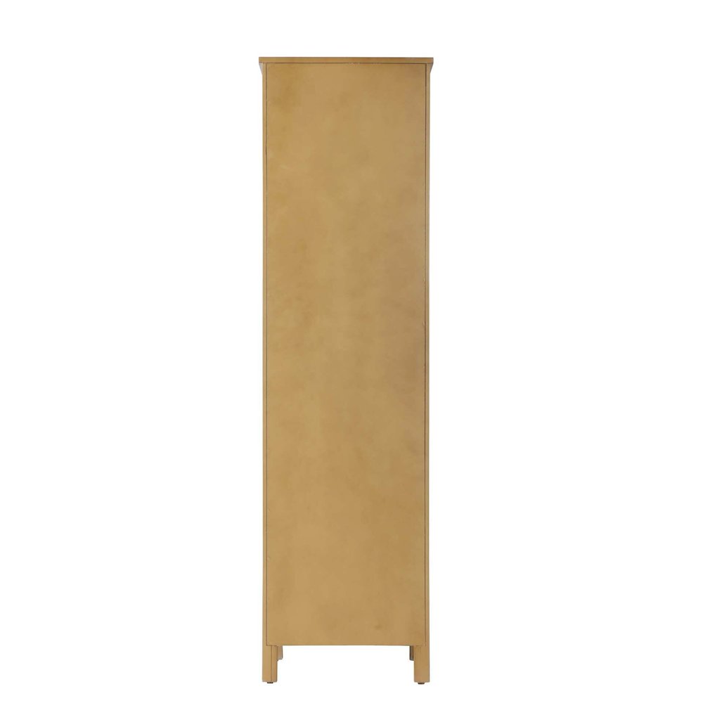 20 Inch Open Shelving Bath Storage Cabinet in Linen Oak