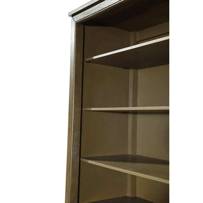 28 Inch Open Shelving Bath Storage Cabinet in Hazel Oak