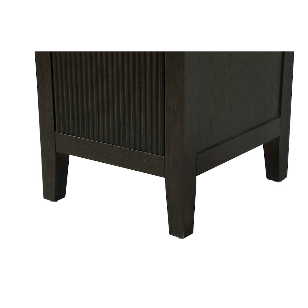 16 Inch Bath Storage Cabinet in Chocolate Oak