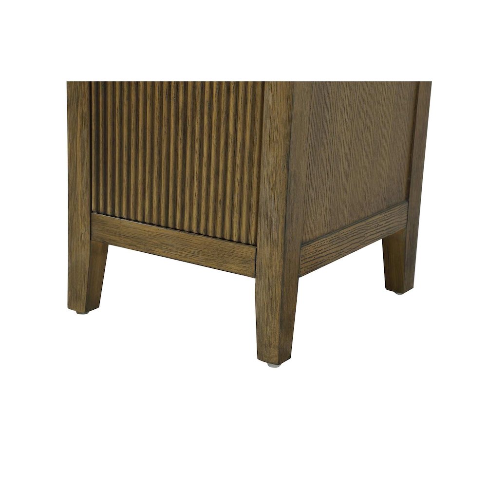 16 Inch Bath Storage Cabinet in Hazel Oak