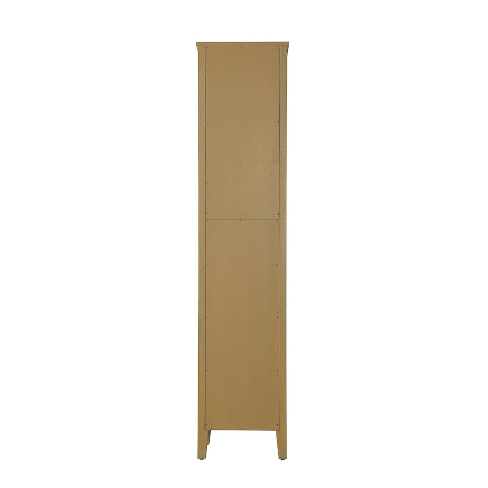 16 Inch Bath Storage Cabinet in Hazel Oak