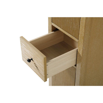 16 Inch Bath Storage Cabinet in Linen Oak