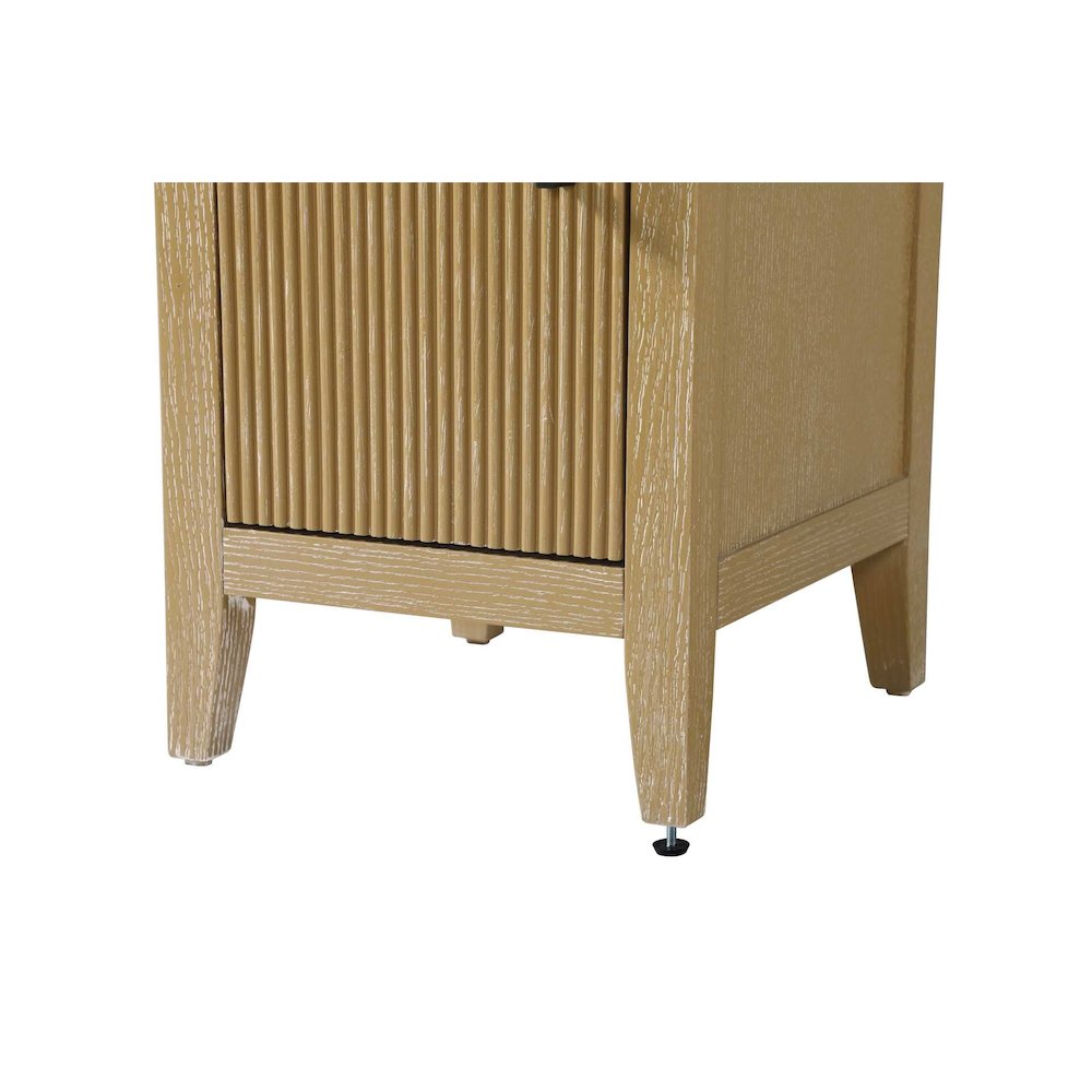 16 Inch Bath Storage Cabinet in Linen Oak