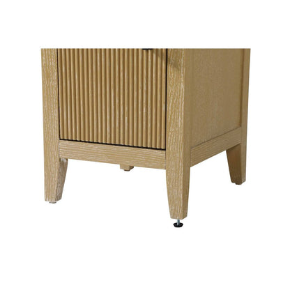 16 Inch Bath Storage Cabinet in Linen Oak