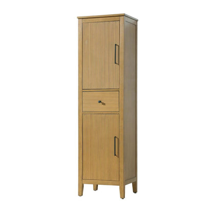 20 inch Bath Storage Cabinet in Honey Teak