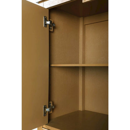20 inch Bath Storage Cabinet in Honey Teak