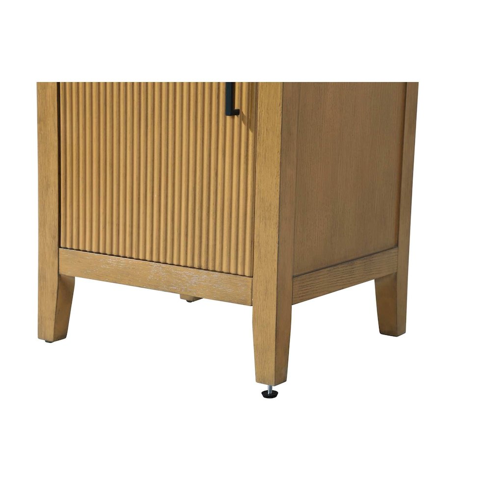 20 inch Bath Storage Cabinet in Honey Teak
