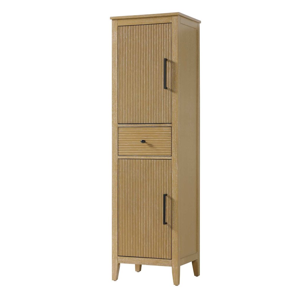 20 Inch Bath Storage Cabinet in Linen Oak