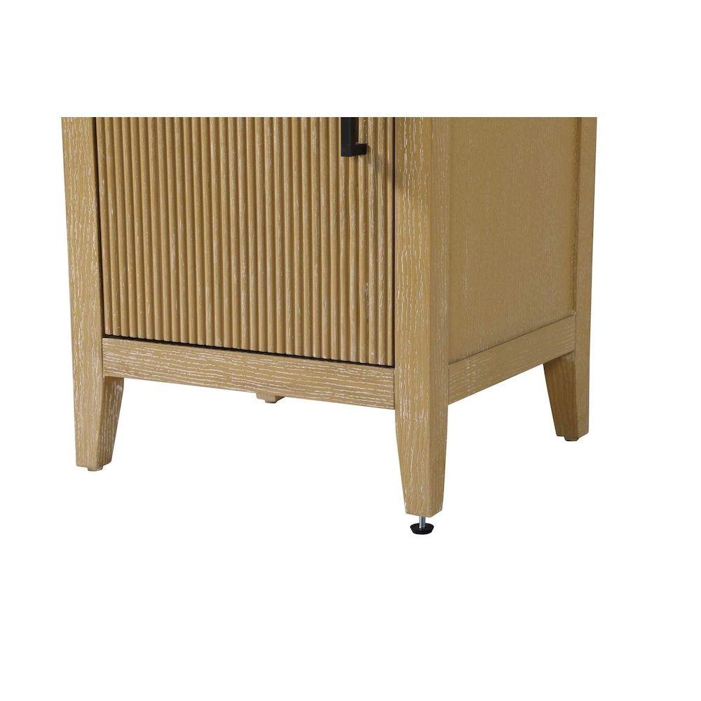 20 Inch Bath Storage Cabinet in Linen Oak