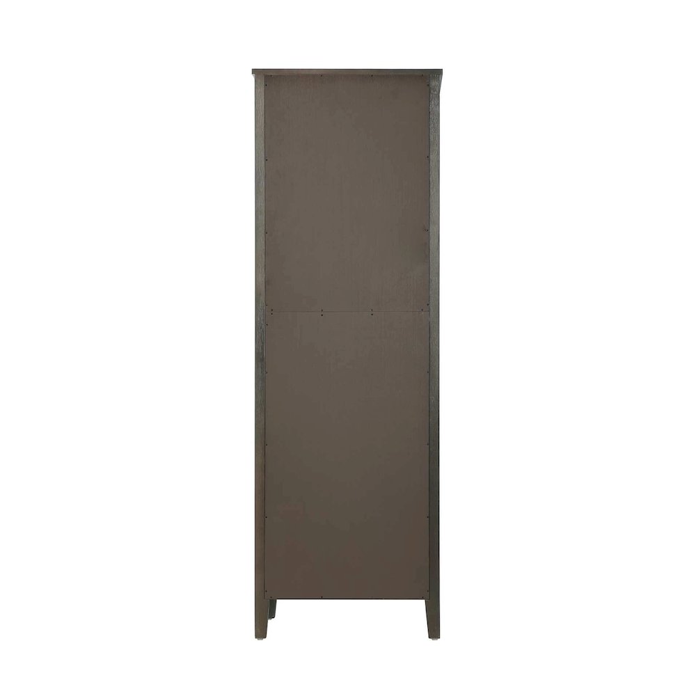 24 Inch Bath Storage Cabinet in Chocolate Oak