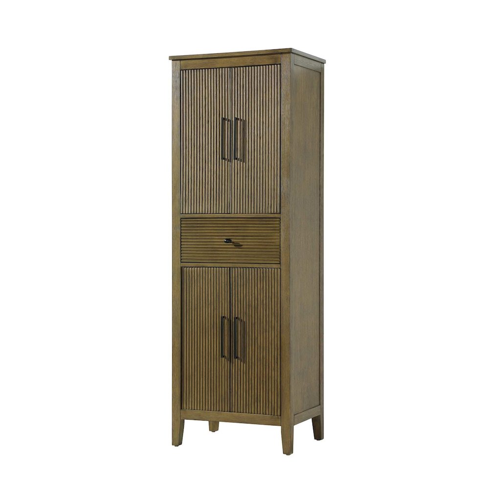 24 Inch Bath Storage Cabinet in Hazel Oak