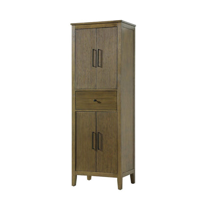 24 Inch Bath Storage Cabinet in Hazel Oak