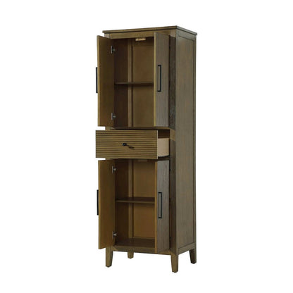 24 Inch Bath Storage Cabinet in Hazel Oak