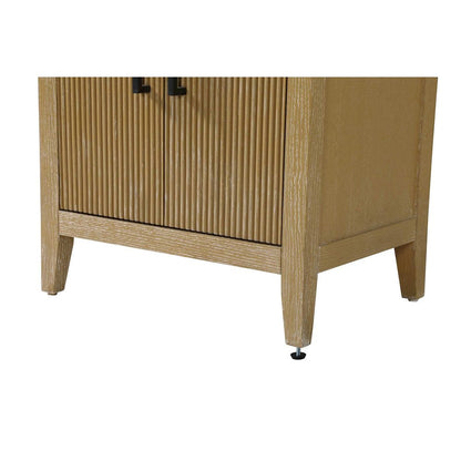 24 Inch Bath Storage Cabinet in Linen Oak