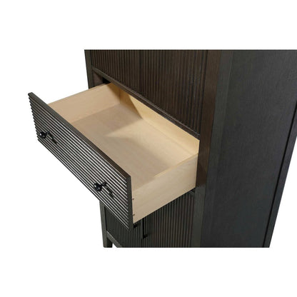 28 Inch Bath Storage Cabinet in Chocolate Oak