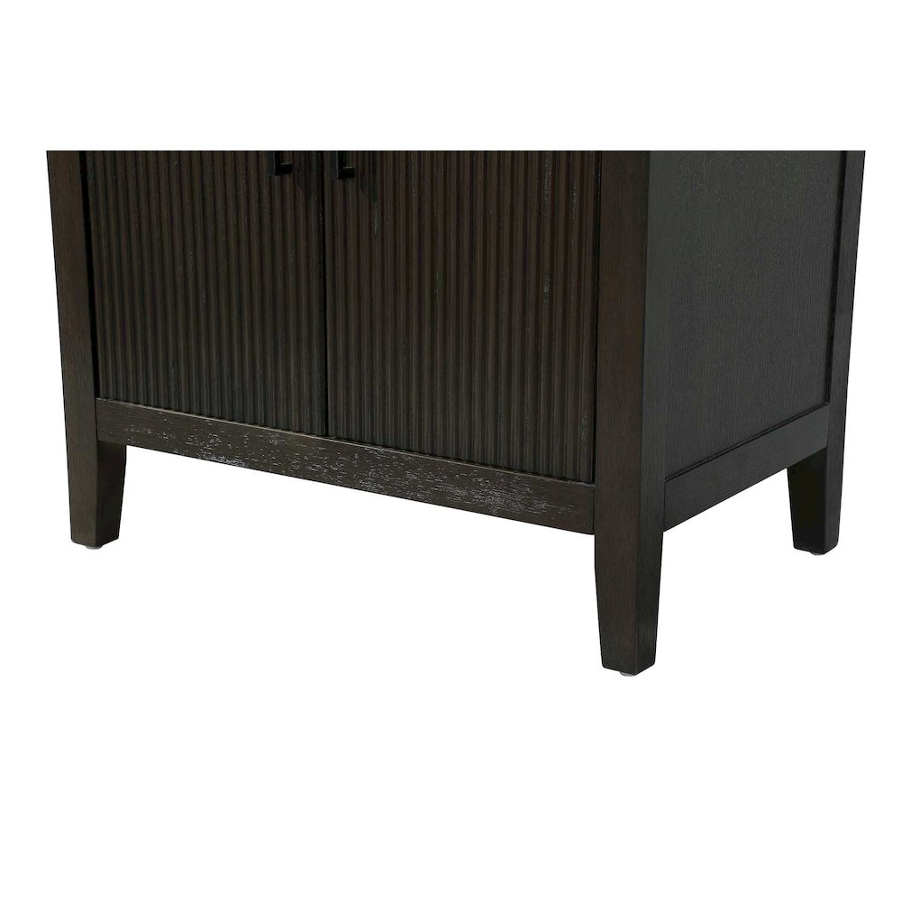 28 Inch Bath Storage Cabinet in Chocolate Oak