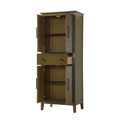 28 Inch Bath Storage Cabinet in Hazel Oak