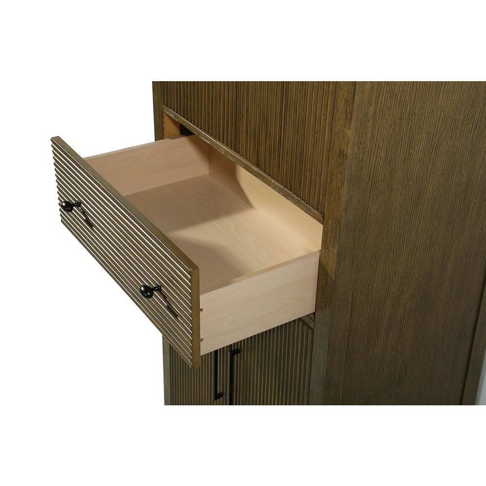 28 Inch Bath Storage Cabinet in Hazel Oak