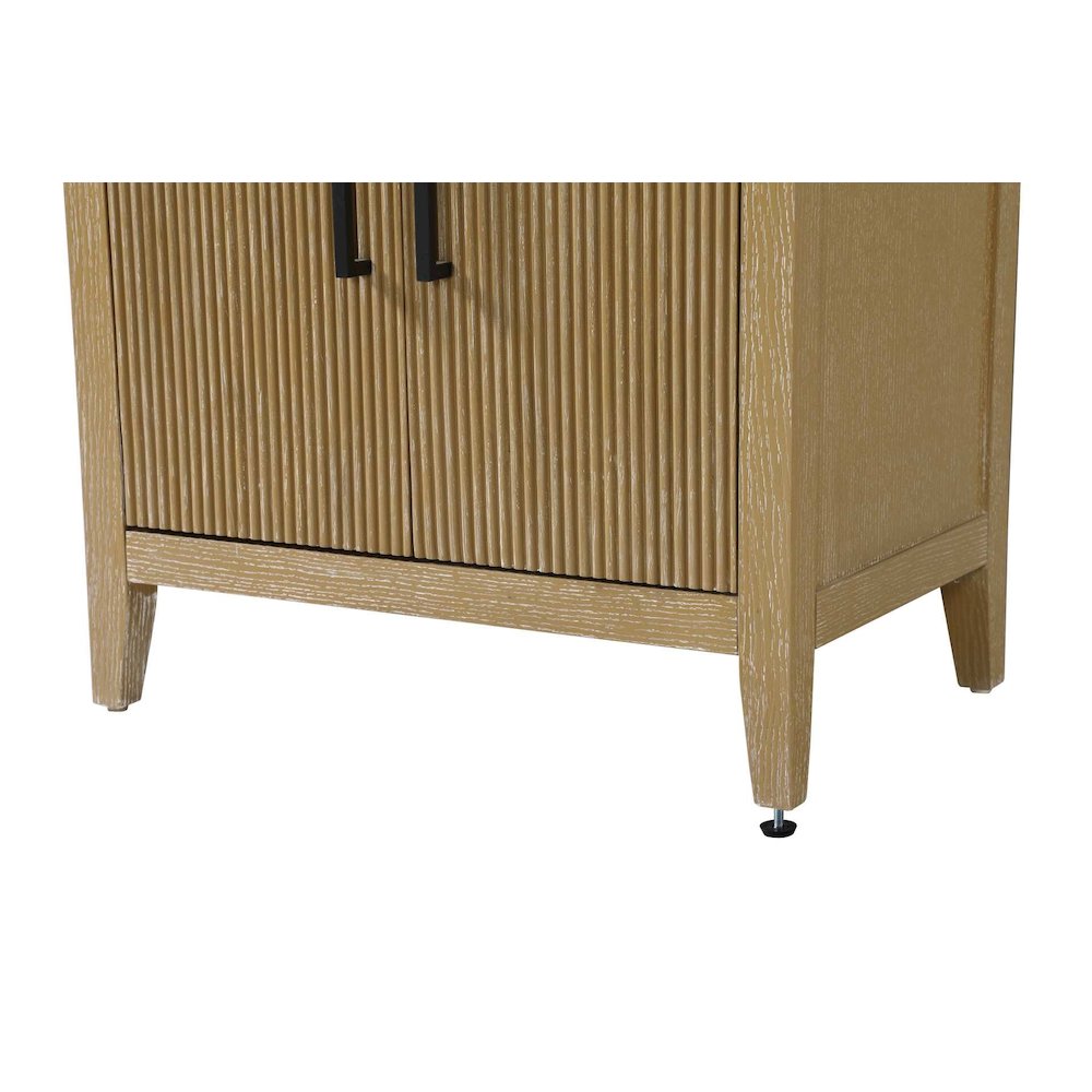 28 Inch Bath Storage Cabinet in Linen Oak