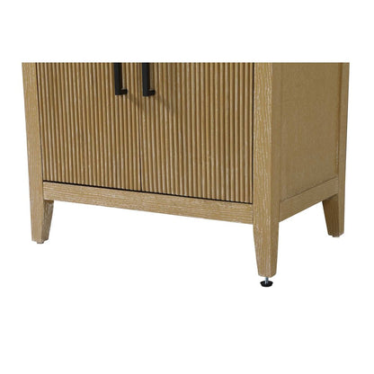 28 Inch Bath Storage Cabinet in Linen Oak