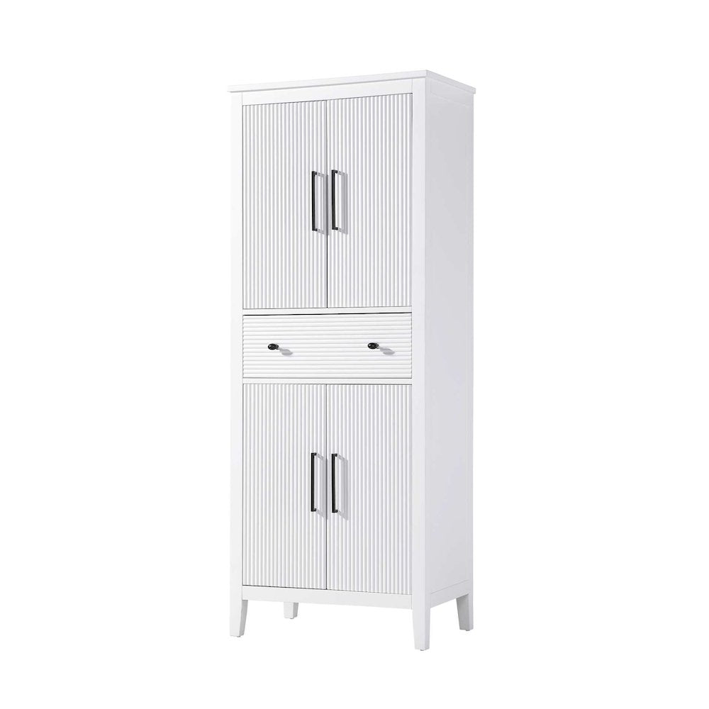 28 Inch Bath Storage Cabinet in White