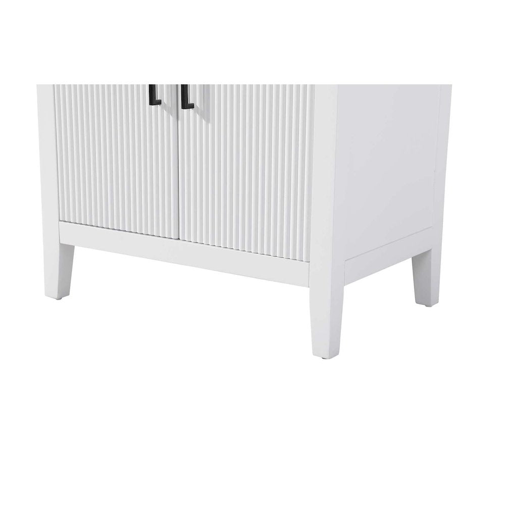 28 Inch Bath Storage Cabinet in White