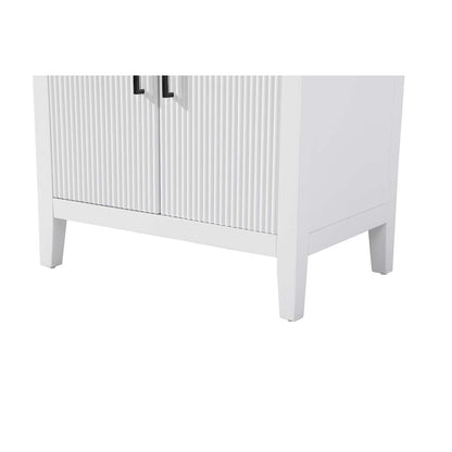 28 Inch Bath Storage Cabinet in White