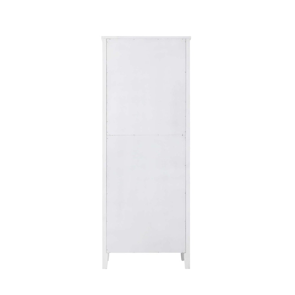 28 Inch Bath Storage Cabinet in White