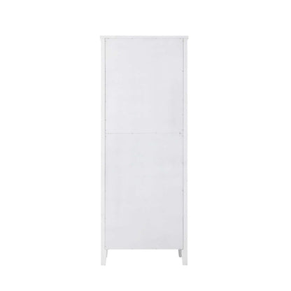 28 Inch Bath Storage Cabinet in White